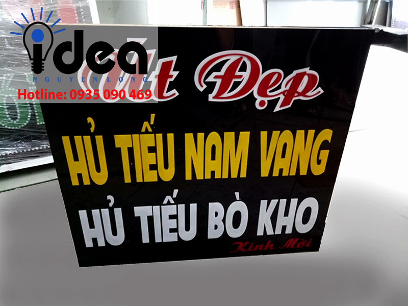Nguyễn Long Idea - Nhận thiết kế thi công lắp ráp bảng hiệu quảng cáo tại Quận 5