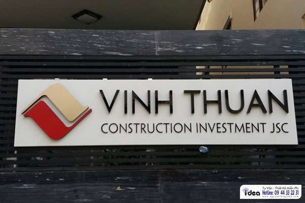 Bảng hiệu Vĩnh Thuận Construction