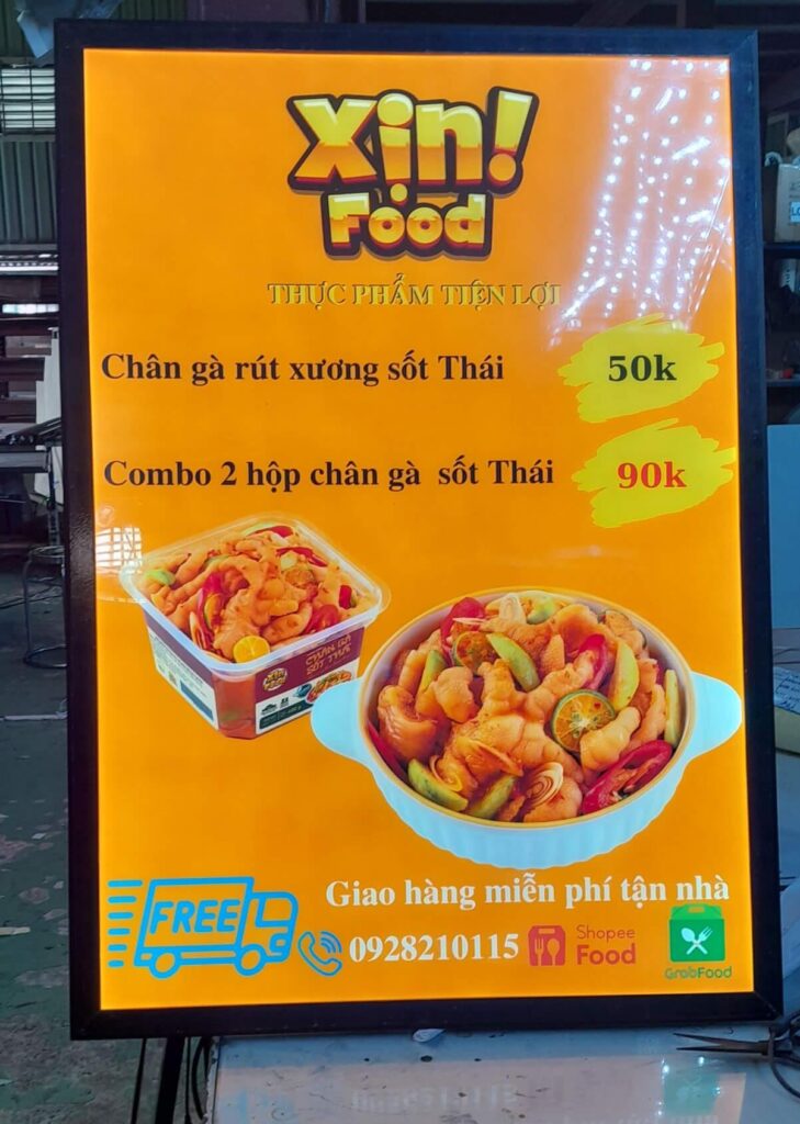 Chuyên cung cấp hộp đèn siêu mỏng nắp hít giá tốt tại TPHCM hộp đèn siêu mỏng