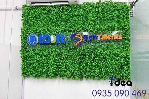 Bảng hiệu cỏ nhân tạo có ưu điểm gì khác? Thường sử dụng các loại cỏ nào? Bang hieu co nhan tao 4