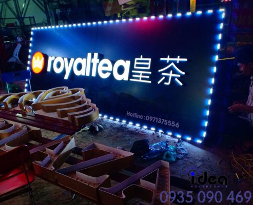 5 lý do khiến chủ doanh nghiệp yêu thích bảng hiệu alu chữ nổi đèn LED Lam bang hieu led 7