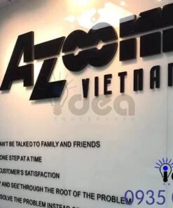 Bảng báo giá gia công chữ inox