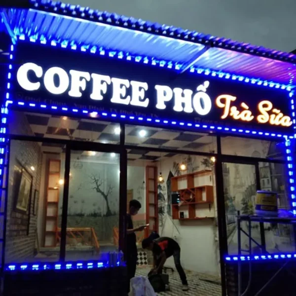 Bảng hiệu alu đẹp tại Thiết Kế Quảng Cáo Sắc Màu