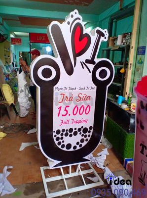 Bảng hộp đèn trà sữa đẹp Bảng hộp đèn trà sữa đẹp