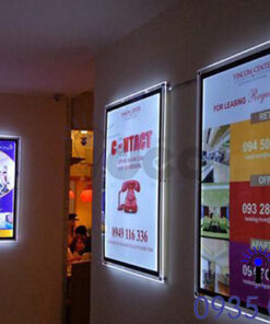 Loại bảng quảng cáo nhỏ mỏng thường dùng hop den sieu mong la gi 6