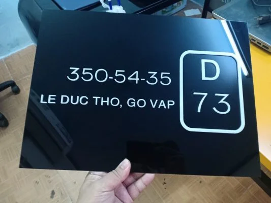 Làm Bảng Hiệu Alu - Mica chữ nổi, đèn LED các loại TPHCM Bảng mica bảng công ty