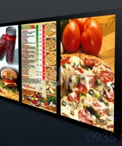 Mẫu làm bảng hiệu quảng hộp đèn led siêu mỏng nổi bật, đơn giản