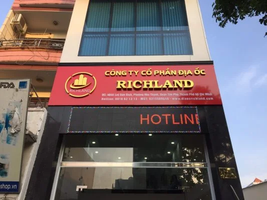Làm Bảng Hiệu Alu - Mica chữ nổi, đèn LED các loại TPHCM bảng alu BĐS