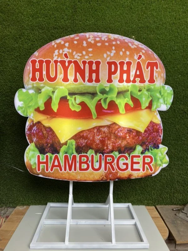 Làm Bảng Hiệu Alu - Mica chữ nổi, đèn LED các loại TPHCM hộp đèn ly trà sữa