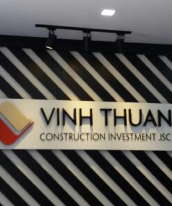 Mẫu bảng hiệu bằng thanh lam tôn đẹp, thanh lịch