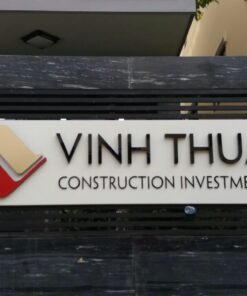 Mẫu bảng hiệu bằng thanh lam tôn đẹp, thanh lịch