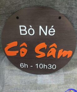 Các vật liệu làm bảng hiệu gỗ