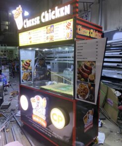 Xe bán đồ ăn nhanh, gà rán Chesse Chicken Xe ban ga ran Chesse Chicken 10