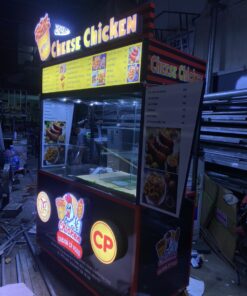 Xe bán đồ ăn nhanh, gà rán Chesse Chicken Xe ban ga ran Chesse Chicken 11