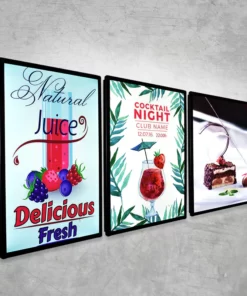 advertising light box advertising led backlit slim light boxled PVC panel