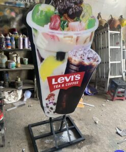 Bảng hiệu trà sữa độc đáo thu hút Bang hieu tra sua dep re chat luong 2