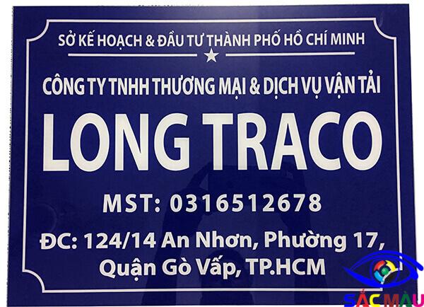 Bảng hiệu mica tên công ty