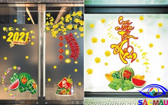 20 mau decal trang tri cua kinh tet 2021 cuc dep ma ban nen tham khao 202101130001236327