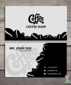 5 Ý Tưởng Name card Cho Quán Cà Phê card visit coffee