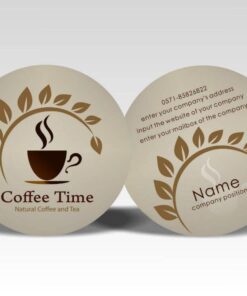 5 Ý Tưởng Name card Cho Quán Cà Phê card visit hinh tron