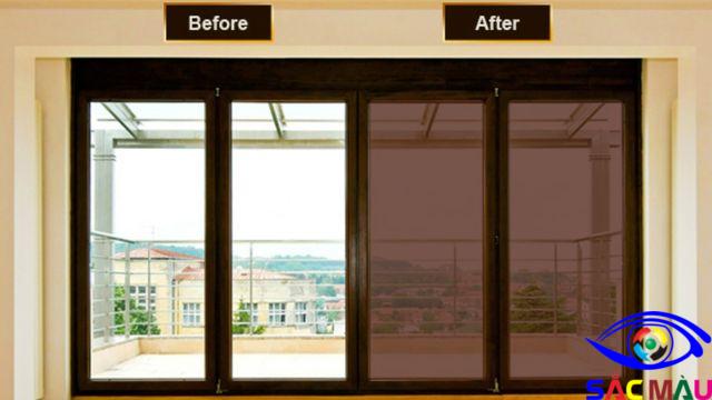 Tạo điểm nhấn cho không gian với decal dán kính cửa ra vào Decal dán kính cửa ra vào