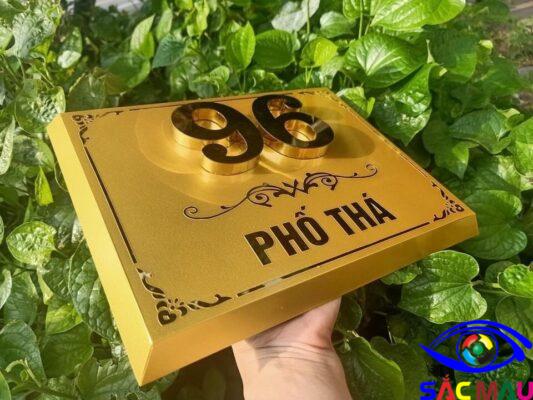 Bảng số nhà Inox