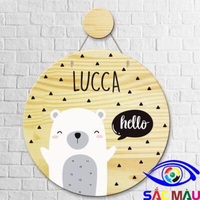 Bảng hiệu gỗ treo giá rẻ Bang hieu go treo 14