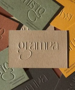 In Card Visit Dập Nổi