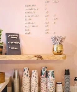 Menu chữ inox, mica, alu theo yêu cầu Menu 4 2