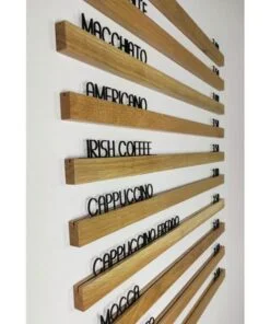 Menu chữ inox, mica, alu theo yêu cầu Menu 6 2