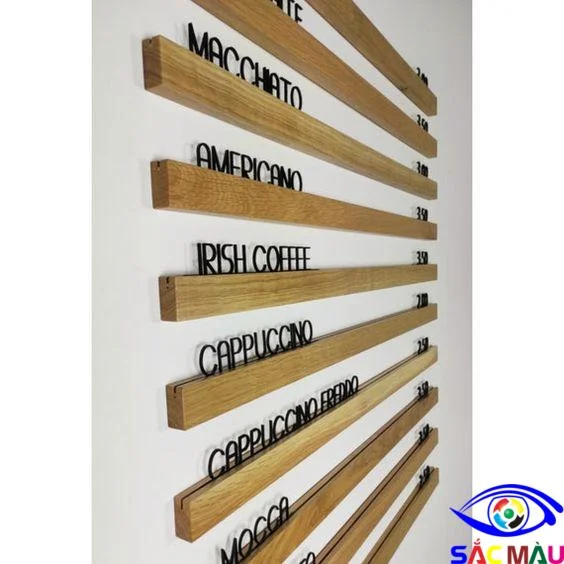 Menu chữ inox, mica, alu theo yêu cầu Menu chữ inox, mica, alu theo yêu cầu - Ảnh 5