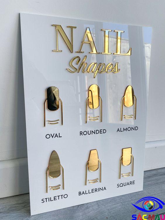 Mẫu 1000 bảng hiệu tiệm nail Mẫu 1000 bảng hiệu tiệm nail - Ảnh 2