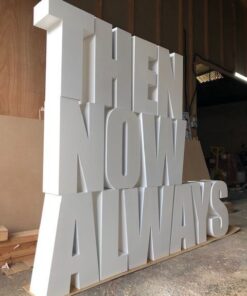 Nhận gia công chữ nổi mica giá rẻ Chu noi mica 14