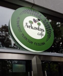 Hộp đèn tròn 1 mặt đẹp