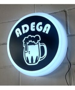 Hộp đèn tròn quán bia