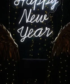 Bảng led neon sign chữ Happy new year 2024