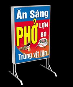 Bảng hiệu hộp đèn đứng biến hóa mọi phong cách Mẫu biển quảng cáo hộp đèn bạt đẹp