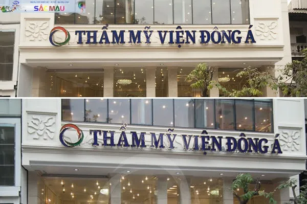 Làm bảng hiệu inox tại Sắc Màu tphcm chuyên nghiệp giá rẻ