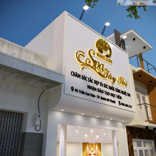 BIỂN QUẢNG CÁO SPA SÀI GÒN Nguyên Tắc Thiết Kế Bảng Hiệu Đẹp Thu Hút Mọi Ánh Nhìn