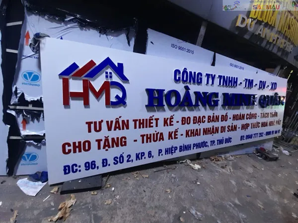 Thiết Kế Bảng Hiệu Xây Dựng Để Quảng Cáo Thu Hút Nhất Hiện Nay