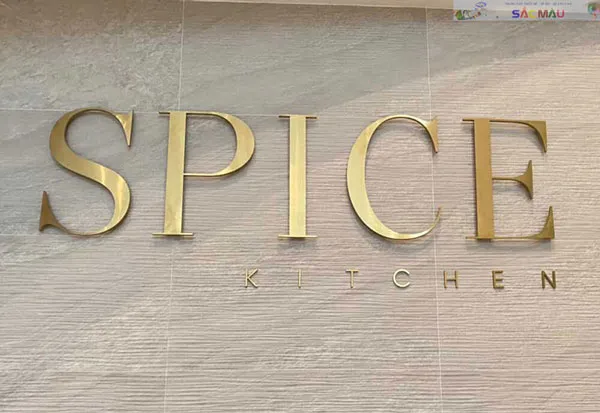 Chữ inox mạ đồng vì sao được ưa chuộng đến vậy?