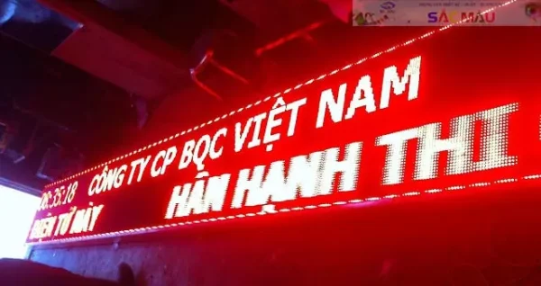 Sắc Màu hướng dẫn cài đặt màn hình LED ma trận Biển led ma trận kết cấu linh hoạt hấp dẫn thu hút khách hàng