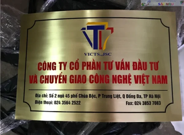 Làm bảng inox giá rẻ nhanh chất lượng Bảng Hiệu Inox Ăn Mòn - Làm bảng hiệu Inox Thẩm Mỹ, Sang Trọng, Giá Rẻ