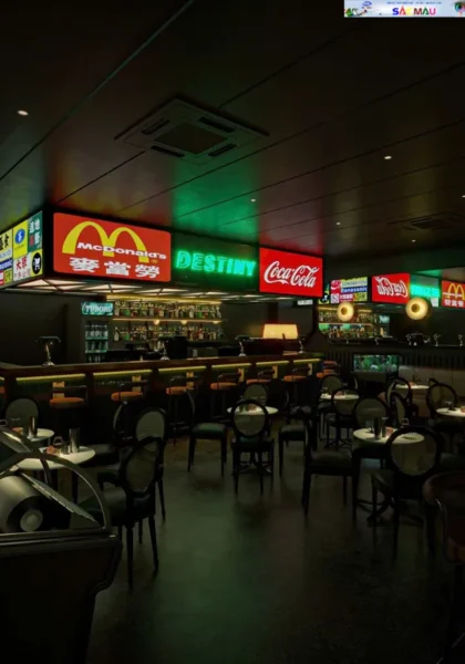 Các loại bảng hiệu đẹp hộp đèn quảng cáo kết hợp led neon ưa chuộng nhất năm