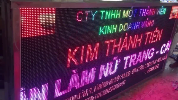 Bảng led ma trận thay đổi nội dung một cách linh hoạt, hiển thị đẹp càng rõ nét