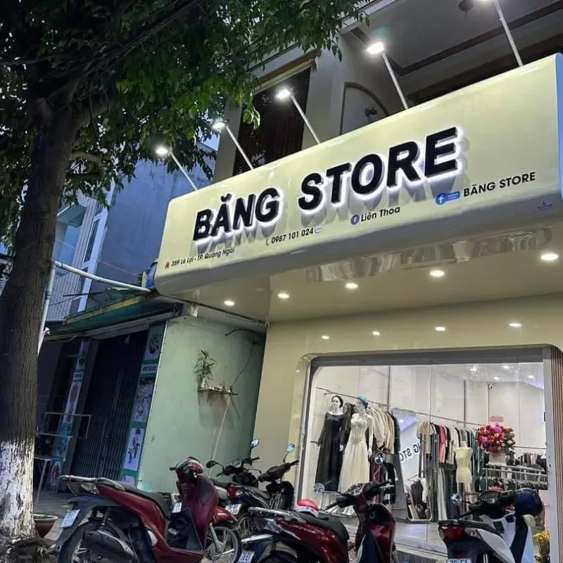 Làm Bảng Hiệu Thông Minh – Kết Hợp Sáng Tạo Và Công Nghệ Hiện Đại Bảng hiệu Alu chữ nổi Băng Store